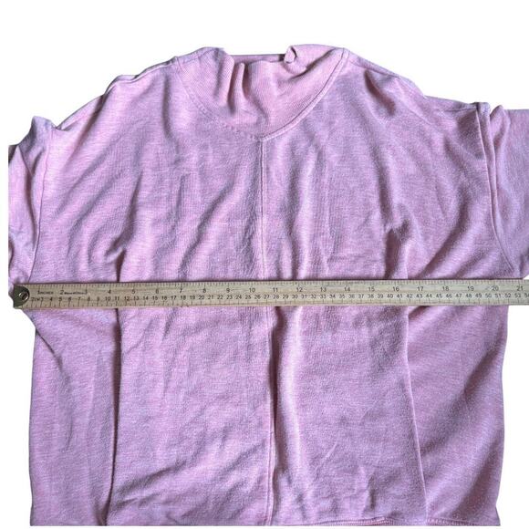 Athlete Pink Heather Apollo Crewneck Sweatshirt Size S - Picture 11 of 13